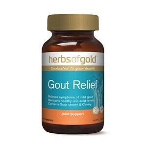 Viên uống điều trị bệnh Gout herb of gold Gout Relief hộp 60 viên của Úc