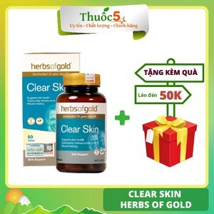 Viên uống điều trị mụn, vảy sừng và sạm da Bell Master Herbarlist Clear Skin 90 viên