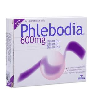 Viên uống điều trị suy tuần hoàn tĩnh mạch mạn tính Phlebodia 600mg
