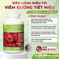 Viên Uống Điều Trị Viêm Đường Tiết Niệu Trunature Cranberry – Hàng Nội Địa Mỹ 100%
