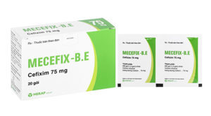 Viên uống điều trị viêm tai giữa Mecefix B.E 75mg