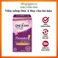 Viên Uống Dinh Dưỡng Cho Bà Bầu One A Day Women's Prenatal Multivitamin 30 Viên & DHA 30 Viên - Hàng Mỹ Giá Sỉ