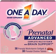 Viên uống Dinh Dưỡng Cho Bà Bầu One A Day Women’s Prenatal Multivitamin 30 viên và DHA 30 viên