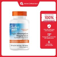 Viên uống DOCTOR'S BEST High Absorption Magnesium giúp bổ sung Magie tăng hiệu suất luyện tập