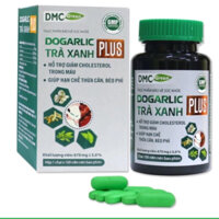 Viên uống Dogarlic Trà Xanh Plus (Hộp 100 viên) Giúp hạn chế hấp thu chất béo, tăng chuyển hóa mỡ thừa, hỗ trợ giảm cân.