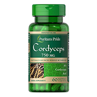Viên uống đông trùng hạ thảo Puritan's Pride Cordyceps Mushroom 750mg 60 viên