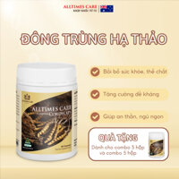 Viên uống Đông trùng hạ thảo ALLTIMES CARE giúp bồi bổ sức khỏe tăng đề kháng, giúp an thần ngủ ngon - Date 2027