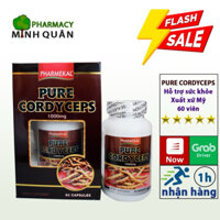 Viên uống Đông trùng hạ thảo PHARMEKAL Pure Cordyceps Hộp 60 viên MINH QUÂN 2 .