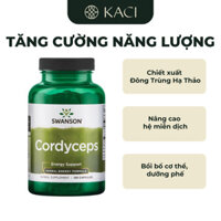 Viên Uống Đông Trùng Hạ Thảo Swanson Cordyceps 600mg