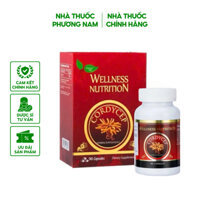 Viên Uống Đông Trùng Hạ Thảo Wellness Nutrition Chính Hãng Mỹ, Giúp Tăng Cường Sức Khoẻ, Lọ 90 Viên