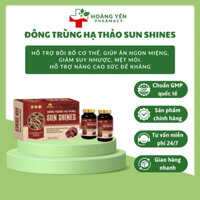 Viên uống Đông trùng hạ thảo SunShines hỗ trợ tăng cường đề kháng ăn ngon miệng Hoàng Yến pharma