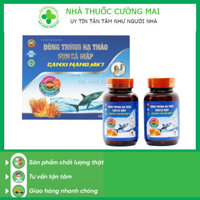 Viên uống Đông trùng hạ thảo Sụn cá mập Canxi nano MK7 Hộp 2 lọ x 30 viên mẫu chữ nhỏ