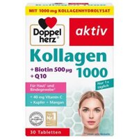 Viên uống Doppelherz Kollagen 1000 hỗ trợ làm đẹp da