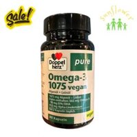 Viên uống Doppelherz Omega3 1075 Vegan thuần chay 80 viên của Đức