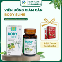 Viên uống đốt mỡ nhanh BODY SLINE giảm cân cấp tốc an toàn hiệu quả chính hãng detox đẹp da hộp 30 viên
