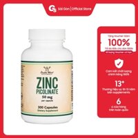 Viên uống  Double Wood Zinc Picolinate 50mg - kẽm hữu cơ hấp thụ nhanh nhập Mỹ - Gymstore