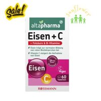 Viên uống Eisen Altapharma Vitamin C B12 hộp 60 viên của Đức