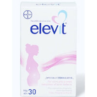 Viên uống Elevit bổ sung vitamin tổng hợp cho bà bầu (Hộp 30 viên) (355K)