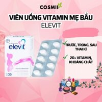 Viên uống Elevit bổ sung vitamin cho bà bầu - Hộp 30 viên