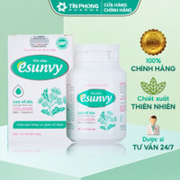 Viên Uống Esunvy Giúp Giảm Mụn Trứng Cá, Hạn Chế Vết Thâm, Điều Tiết Bã Nhờn, Thanh Nhiệt Giải Độc Hộp 30 Viên