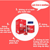 Viên uống Everyday Health NZ - FE FORT bổ sung sắt hữu cơ nano sắt hỗ trợ điều trị bệnh thiếu máu hộp 30 viên