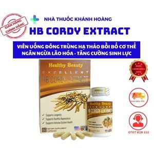 Viên uống Excellent HB Cordy Extract - Hỗ trợ bồi bổ khí huyết, tăng cường sức khỏe