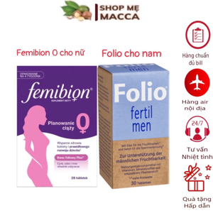Viên uống Femibion 0 - hộp 28 viên