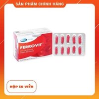 Viên uống Ferrovit – Bổ sung sắt, Vitamin B12, Acid folic trong trường hợp thiếu máu