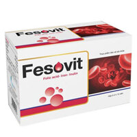 Viên Uống Fesovit, bổ sung sắt, acid folic và vitamin B12
