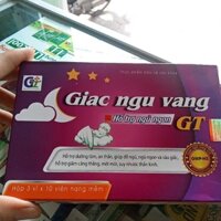 VIÊN UỐNG GIẤC NGỦ VÀNG HỖ TRỢ DƯỠNG TÂM AN THẦN HỘP 30 VIÊN