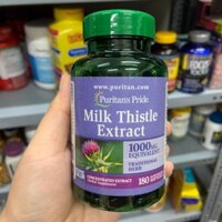 Viên Uống Giải Độc, Bổ Gan date 2027 Puritan’s Pride Milk Thistle Extract 1000mg – 180 Viên - EDS Mart