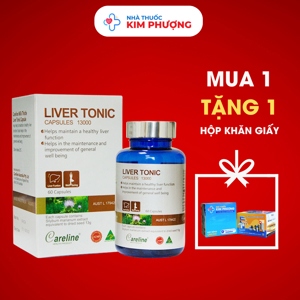 Viên uống giải độc gan Careline Liver Tonic 60 viên