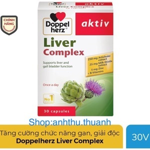 Viên uống giải độc gan Doppelherz Liver Complex 30 viên