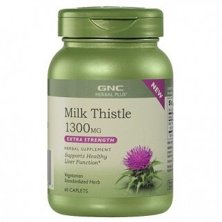 Viên uống giải độc gan GNC Milk Thistle 1300mg 60 viên