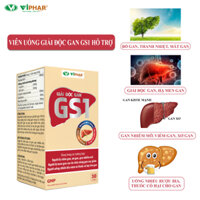 Viên Uống Giải Độc Gan GS1 Viphar - Giải Độc, Hạ Men, Hỗ Trợ Viêm Gan Virus, Xơ Gan, Hộp 30 Viên