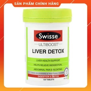 Viên uống giải độc gan Swisse Ultiboost Liver Detox 120 viên