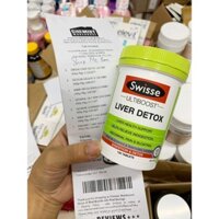 Viên uống Giải Độc Gan Swisse Ultiboost Liver Detox lọ 200 viên - Úc