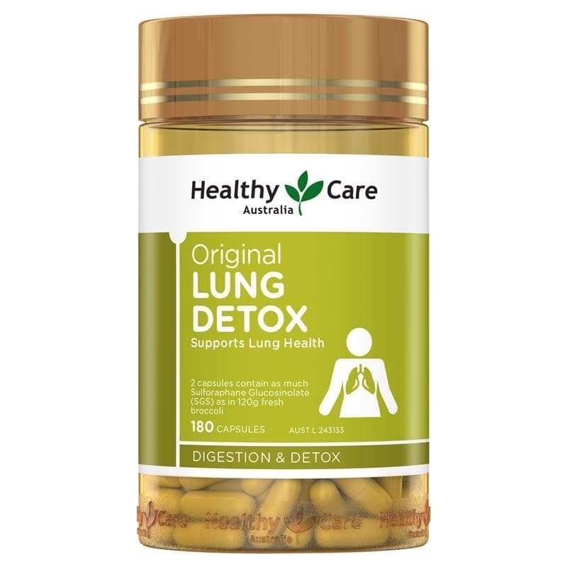 Viên uống giải độc phổi HealthyCare Original Lung Detox
