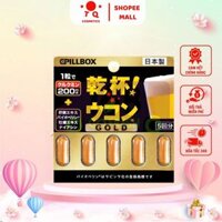 Viên Uống Giải Rượu Pillbox Gold Nhật Bản - Vỉ 05 viên