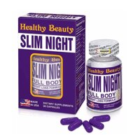 Viên Uống Giảm Cân Ban Đêm Slim Night Healthy Beauty ( Lọ 30 viên )