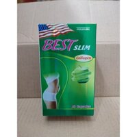 Viên uống giảm cân Best slim hỗ trợ giảm mỡ đùi mỡ bụng nhanh cấp tốc an toàn cơ địa khó giảm 40 viên Mỹ .