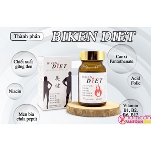 Viên uống giảm cân Biken Diet Nhật Bản chính hãng 120 viên