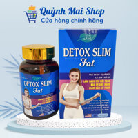 Viên uống giảm cân Detox Slim Fat hỗ trợ chuyển hóa chất béo, làm sạch mỡ nội tạng - Hộp 30 viên