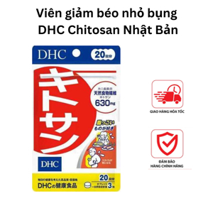 Viên uống giảm cân DHC Chitosan - 20 ngày, 60 viên