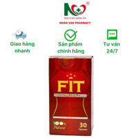 Viên uống giảm cân, giảm béo tan mỡ bụng an toàn Fit chính hãng nhà thuốc hộp 30 viên