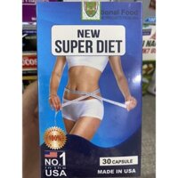 VIÊN UỐNG GIẢM CÂN NEW SUPER DIET 30v của Mỹ- phù hợp cả cơ địa béo lâu năm, khó giảm