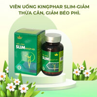 Viên Uống Giảm Cân SLIM Kingphar 1- Hộp 60 Viên- Hỗ trợ tăng cường chuyển hóa chất béo. Hỗ trợ giảm béo