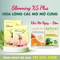 Viên uống giảm cân Slimming X5 Plus hộp 30 viên, hỗ trợ giảm cân cấp tốc, giảm cân nhanh, giảm béo tại nhà không mệt mỏi