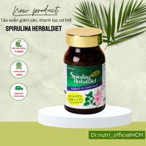 Viên uống giảm cân tảo Spirulina Herbal Diet 300 viên