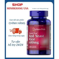Viên uống giảm cholesterol tinh chất men gạo đỏ Puritan's Pride Red Yeast Rice 120 viên